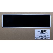Plaque noire 275 x 75 mm - Modèle réduit italiennes ou VHC