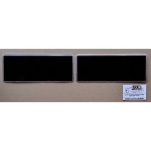 Plaque noire en deux parties 255 x 100 mm