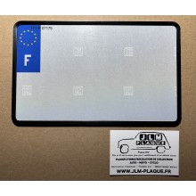 Plaque moto blanche 210 x 130 mm