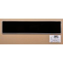 Plaque noire 455 x 100 mm - Bord alu