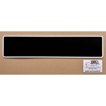 Plaque noire 455 x 100 mm - Bord blanc