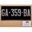 Plaque noire 320 x 155 mm - Format US Plaque noire 320 x 155 mm - Format US