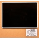 Plaque noire arrière 275 x 200 mm homologuée - Bord blanc