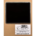 Plaque noire 140 x 120 mm cyclo