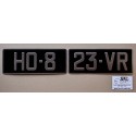 Plaque noire en deux parties 275 x 108 mm Plaque noire en deux parties 275 x 108 mm