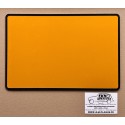 Plaque jaune arrière 300 x 200 mm - Format allongé
